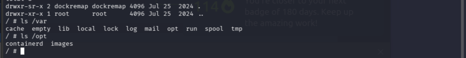 /opt/images directory found